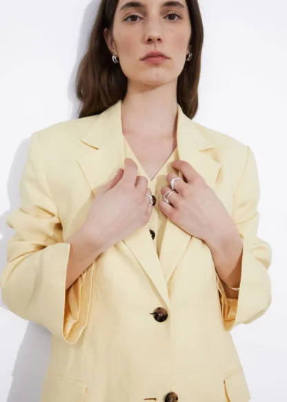 Fitted Linen Blazer | & Other Stories Best Sale