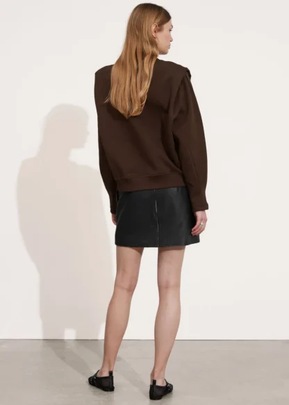 Fitted Pleated-Shoulder Sweatshirt | & Other Stories New