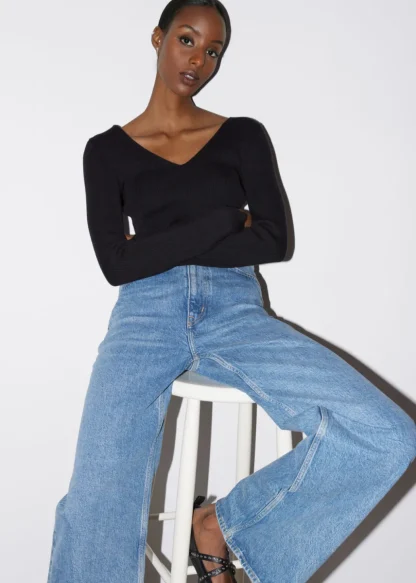 Fitted Rib-Knit Top | & Other Stories Sale