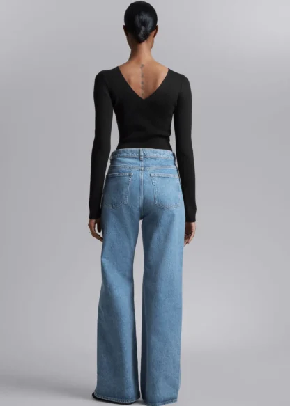 Fitted Rib-Knit Top | & Other Stories Sale