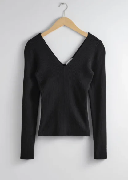 Fitted Rib-Knit Top | & Other Stories Sale