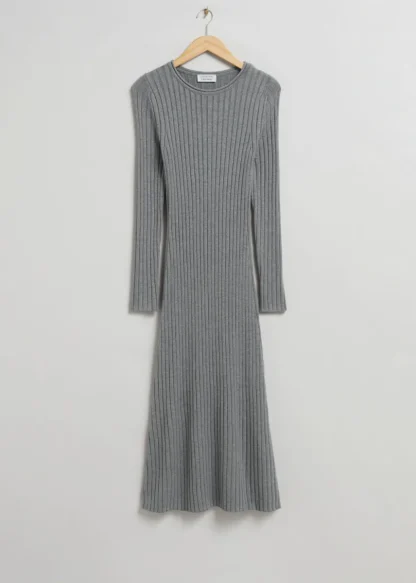 Flared Rib Midi Dress | & Other Stories Outlet