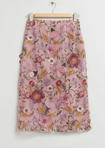 Floral Organza Midi Skirt | & Other Stories Best