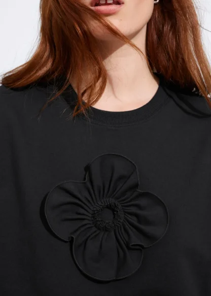 Floral-Appliqué T-Shirt | & Other Stories Best Sale