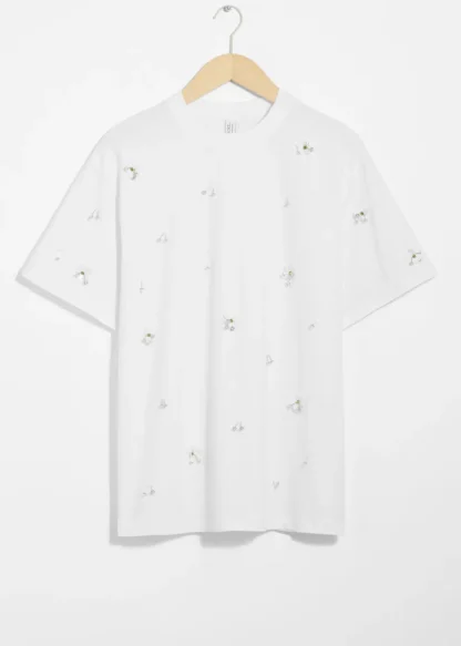 Floral-Appliqué T-Shirt | & Other Stories Shop