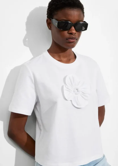 Floral-Appliqué T-Shirt | & Other Stories Best Sale