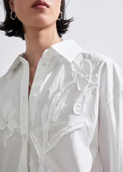 Floral-Embroidery Shirt | & Other Stories Online