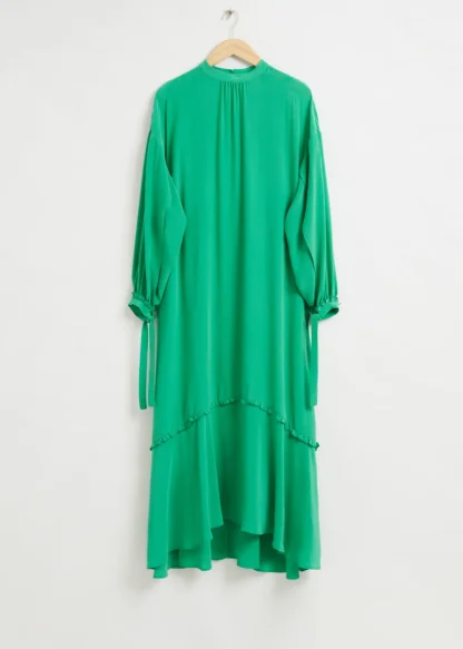 Fluid-Fit Wide Sleeve Silk Dress | & Other Stories Flash Sale