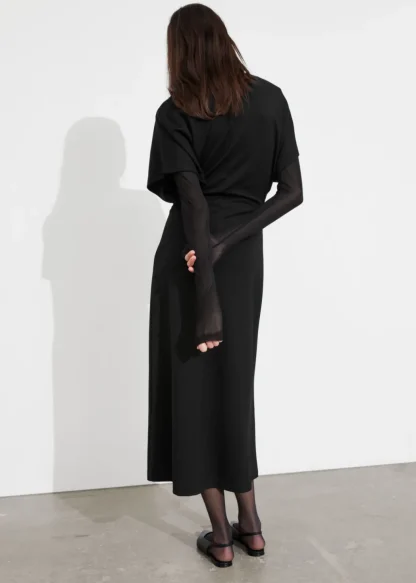 Flutter-Sleeve Midi Dress | & Other Stories Cheap