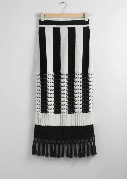 Fringed Knit Midi Skirt | & Other Stories Shop