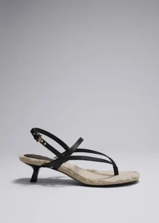 Fringed Leather Sandals | & Other Stories Flash Sale