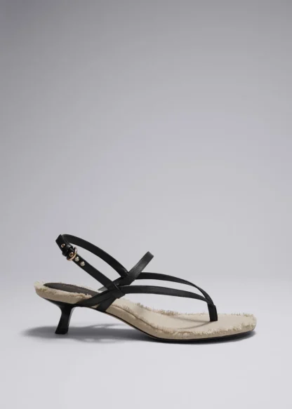 Fringed Leather Sandals | & Other Stories Flash Sale