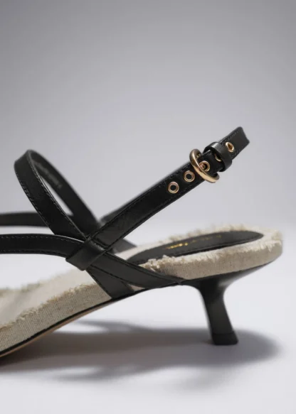 Fringed Leather Sandals | & Other Stories Flash Sale