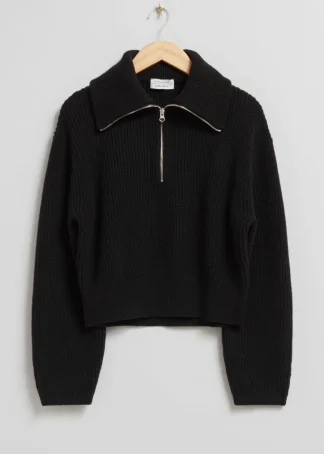 Half-Zip Knit Sweater | & Other Stories Shop