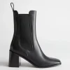 Heeled Leather Chelsea Boots | & Other Stories Online