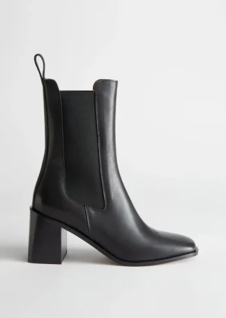 Heeled Leather Chelsea Boots | & Other Stories Online