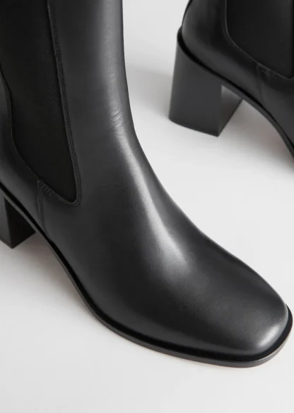 Heeled Leather Chelsea Boots | & Other Stories Online