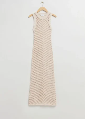 Herringbone Crochet Maxi Dress | & Other Stories Sale