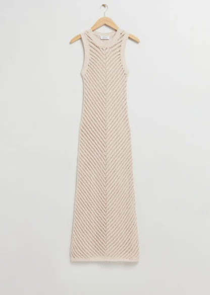 Herringbone Crochet Maxi Dress | & Other Stories Sale