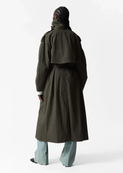 High-Collar Trench Coat | & Other Stories Flash Sale