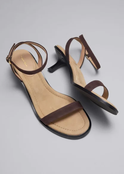 Kitten Heel Leather Sandals | & Other Stories Clearance