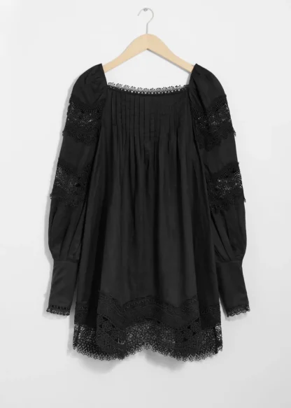 Lace-Trimmed Mini Dress | & Other Stories Outlet