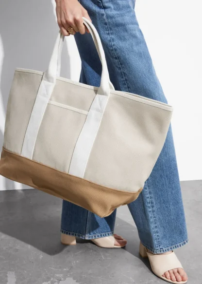 Large Canvas Tote | & Other Stories Discount