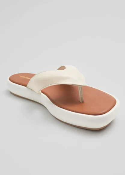 Leather Platform Flip Flops | & Other Stories Clearance