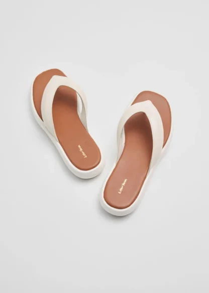 Leather Platform Flip Flops | & Other Stories Clearance