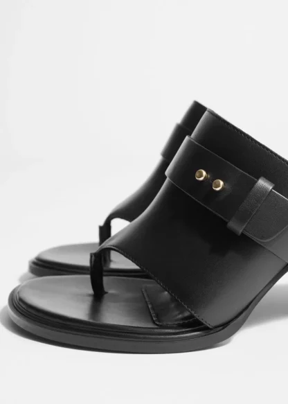 Leather Toe-Thong Mules | & Other Stories Best