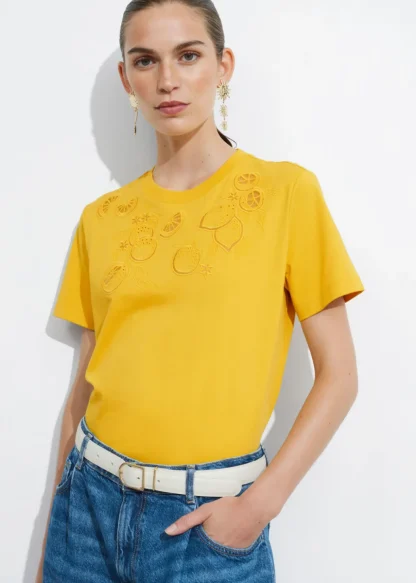 Lemon Embroidery T-Shirt | & Other Stories Best