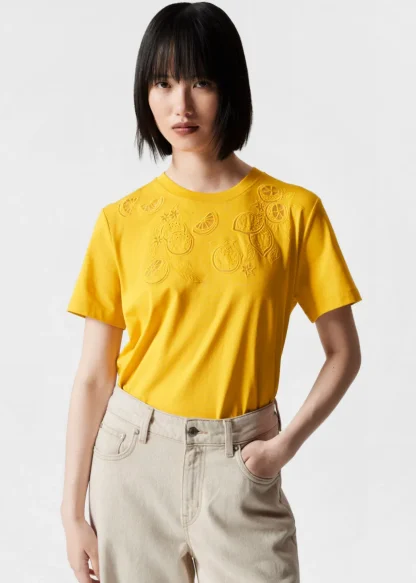 Lemon Embroidery T-Shirt | & Other Stories Best