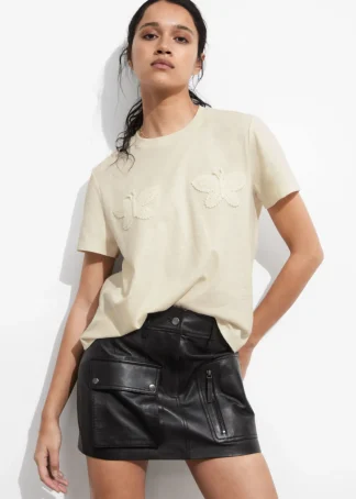 Linen-Blend T-Shirt | & Other Stories Cheap