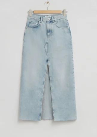 Long Frayed Edge Denim Skirt | & Other Stories Hot