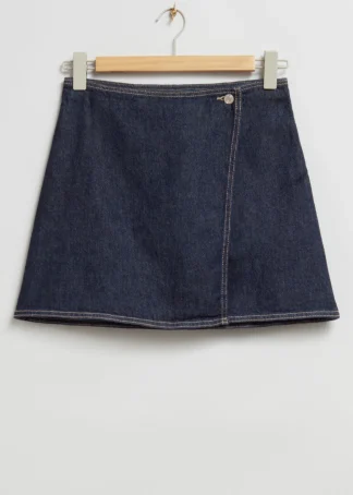 Low-Rise Denim Wrap Skirt | & Other Stories Store