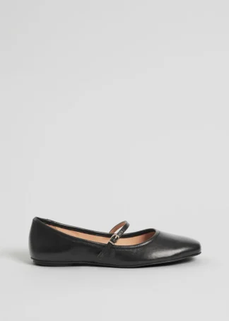 Mary Jane Leather Ballerina Flats | & Other Stories Hot