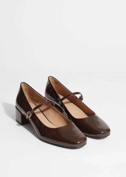 Mary-Jane Leather Pumps | & Other Stories Flash Sale