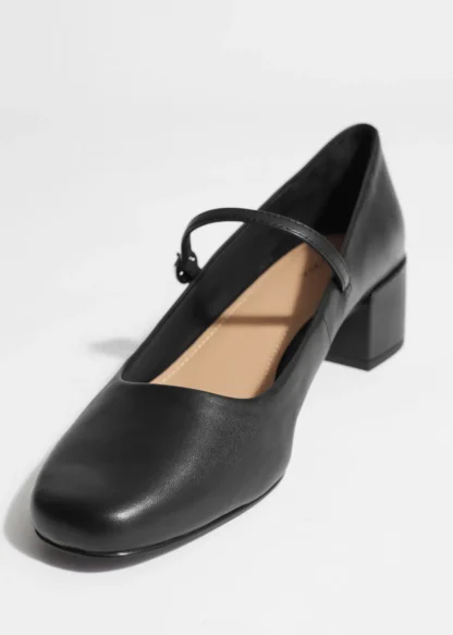 Mary-Jane Leather Pumps | & Other Stories Flash Sale