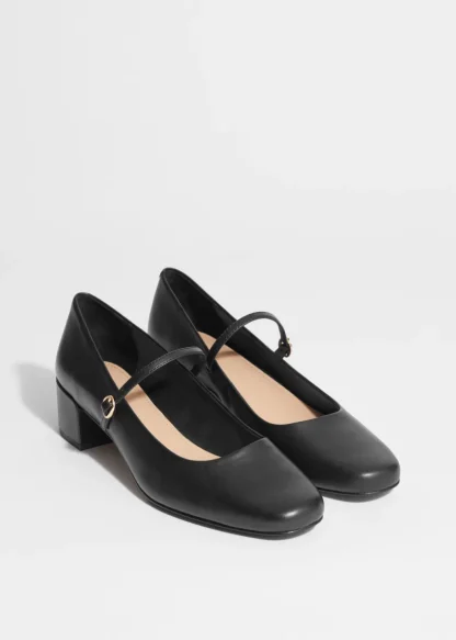 Mary-Jane Leather Pumps | & Other Stories Flash Sale