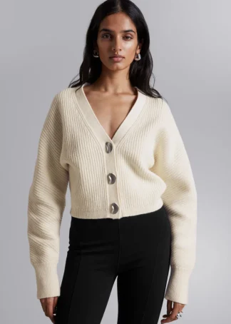 Metal Button Knit Cardigan | & Other Stories Outlet