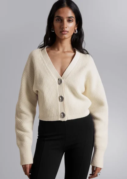 Metal Button Knit Cardigan | & Other Stories Outlet