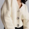 Metal Button Knit Cardigan | & Other Stories Outlet