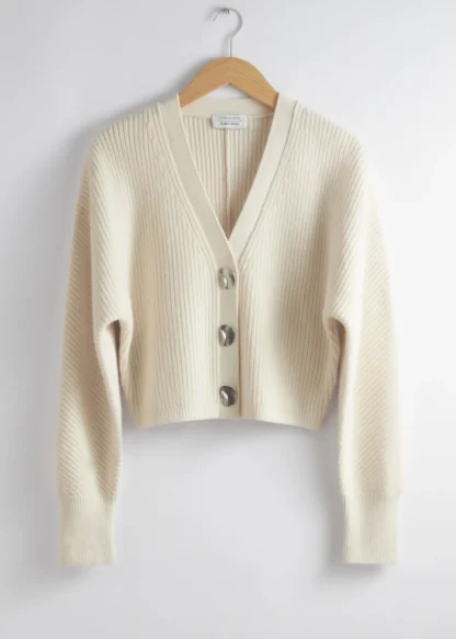 Metal Button Knit Cardigan | & Other Stories Outlet