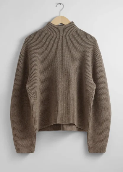 Mock Neck Merino Sweater | & Other Stories Outlet