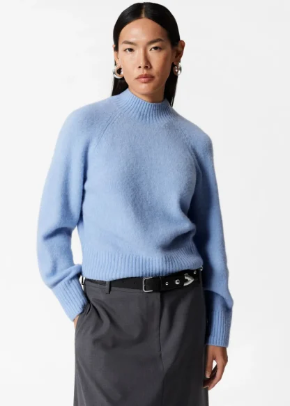 Mock Neck Wool Sweater | & Other Stories Cheap