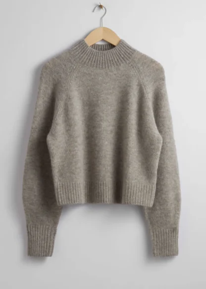 Mock Neck Wool Sweater | & Other Stories Cheap