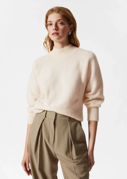 Mock Neck Wool Sweater | & Other Stories Cheap