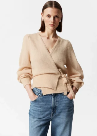 Mohair-Blend Knitted Wrap Cardigan | & Other Stories Outlet