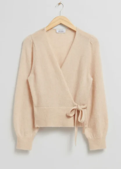 Mohair-Blend Knitted Wrap Cardigan | & Other Stories Outlet