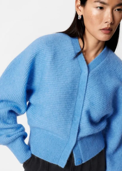 Mohair-Blend Rib-Knit Cardigan | & Other Stories Best